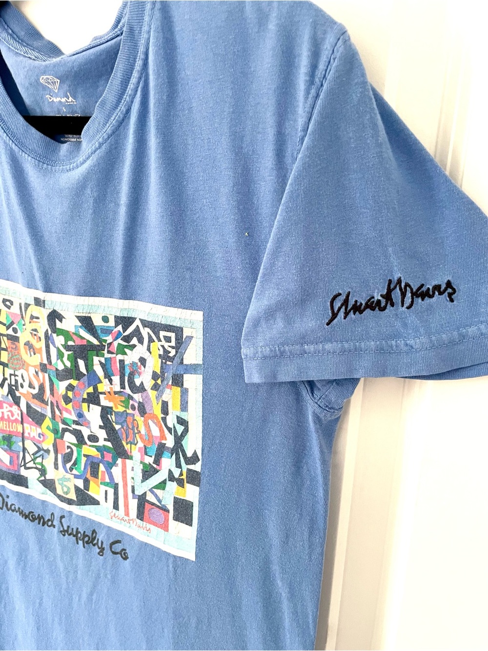 Diamond Supply Co. x Stuart Davis Modernism Art Graphic T-Shirt - Blue
